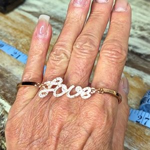 Vintage Avon Rose Gold "Love" Bracelet